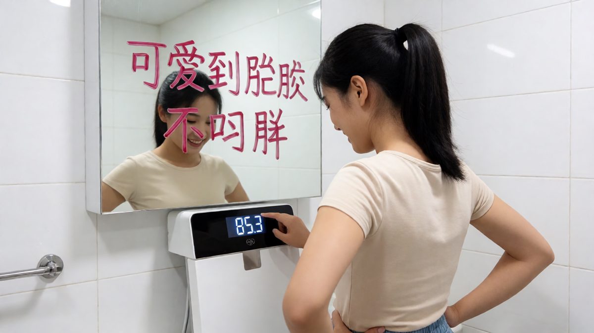 可爱到膨胀，这个说法我信了三年，体重秤不信。