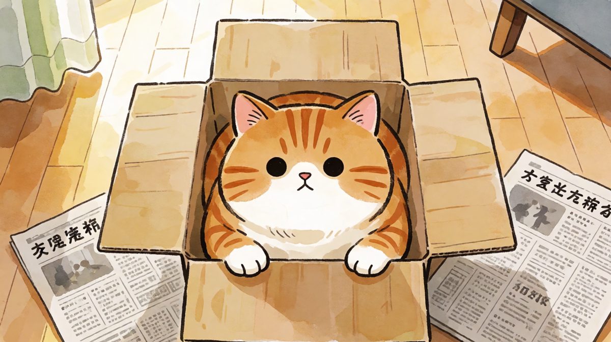 快递说里面装的是猫窝，我直接人货合一了，省了运费。