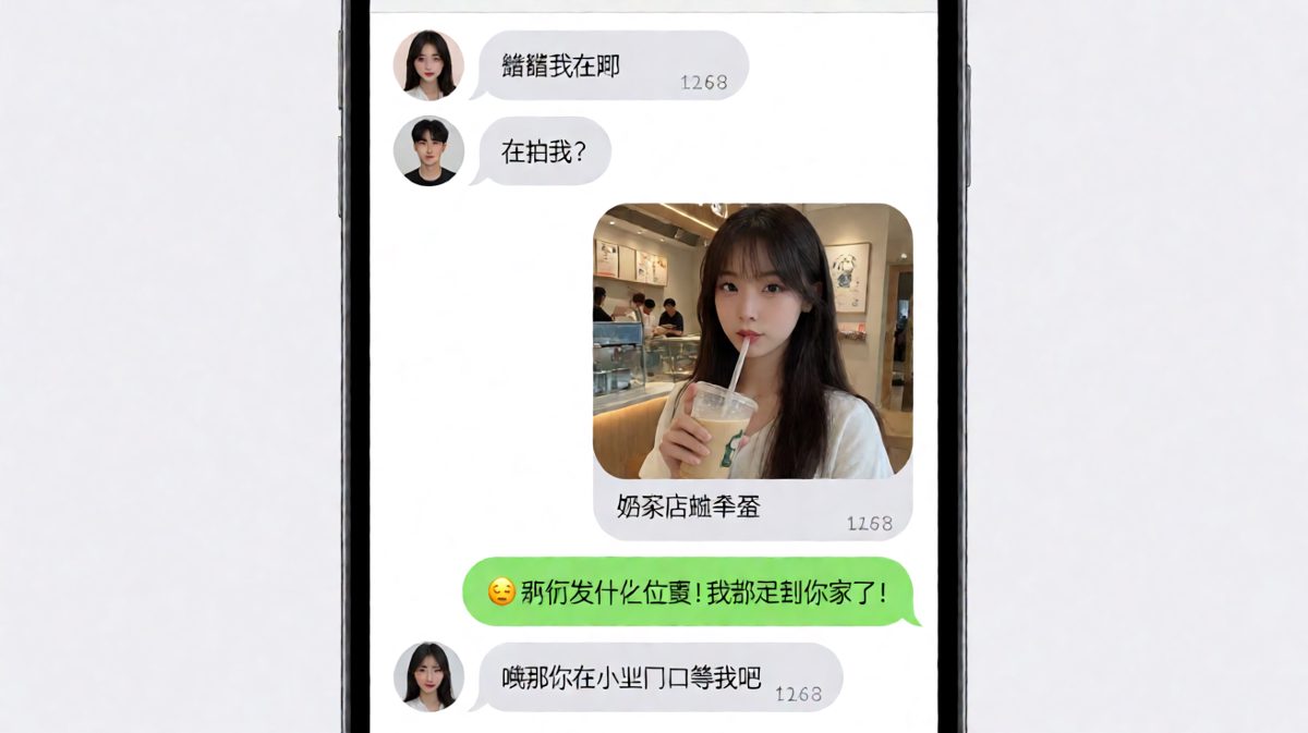 男友跑到女生楼下才发现她根本没回家
