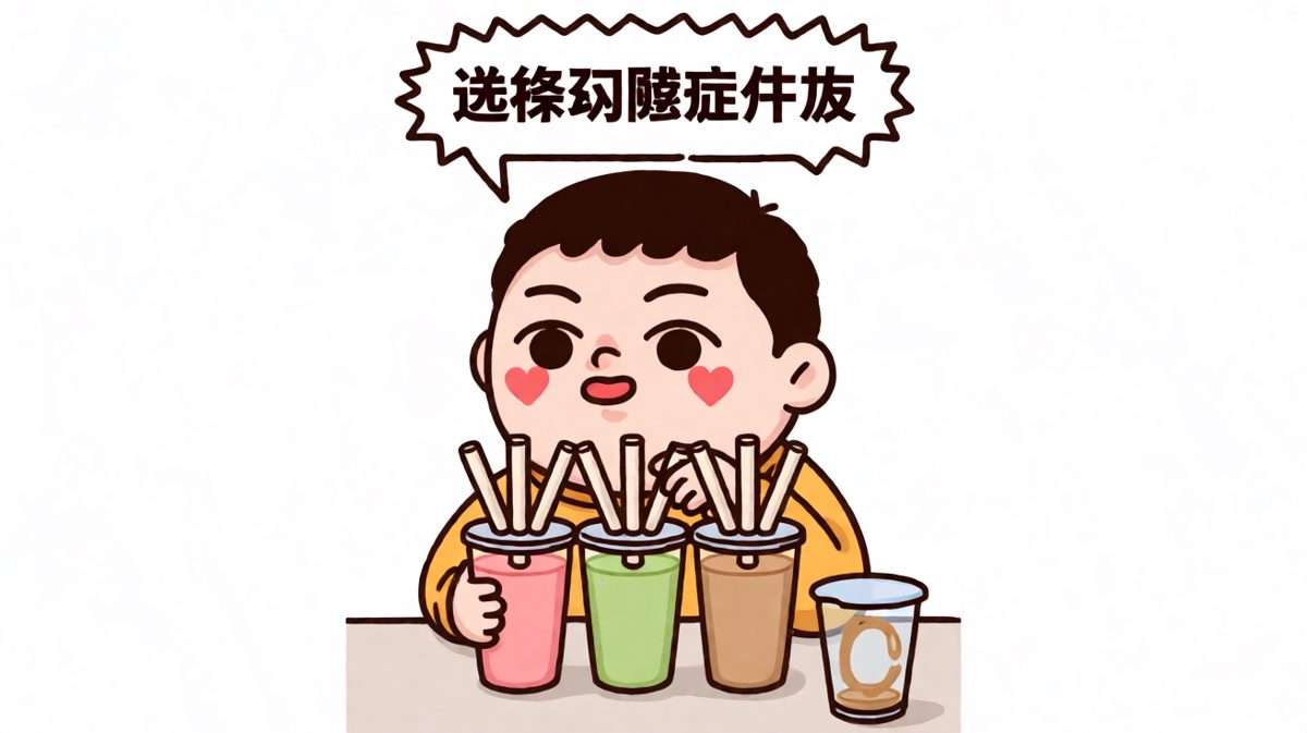 不是我在喝奶茶，是奶茶在轮流给我续命，目前进度：第三杯，已读不回胃。