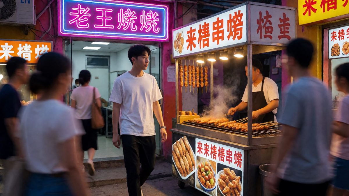 下班路上的烧烤香气致命诱惑
