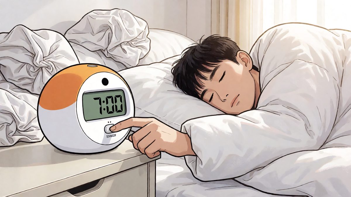 「再睡五分钟，就五分钟……」