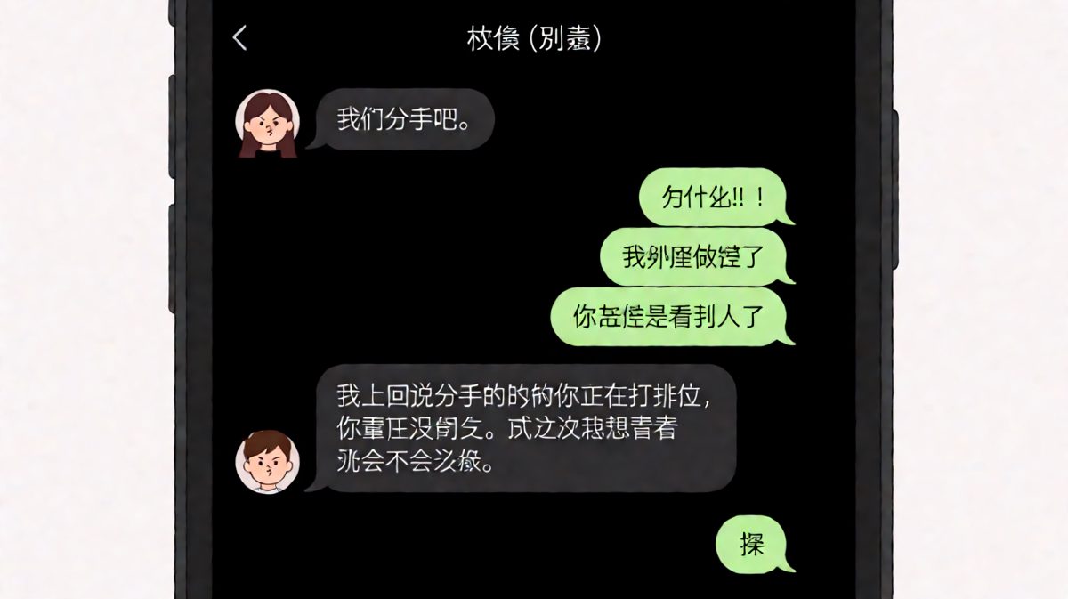 用「分手」做压力测试，结果对方真慌了