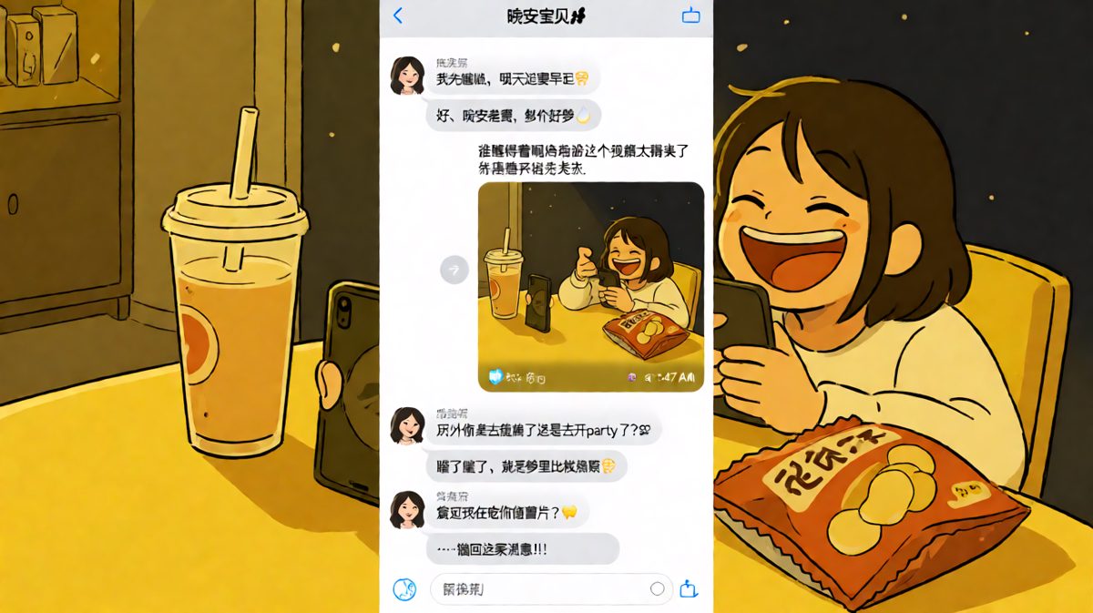 嘴上说睡了，朋友圈正在开party