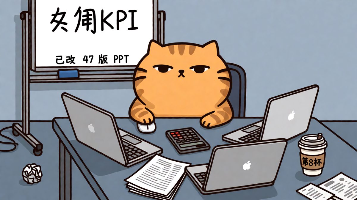 老板说「这个方案再改改」，我召唤了它的最终形态——一只没有感情的橘猫。