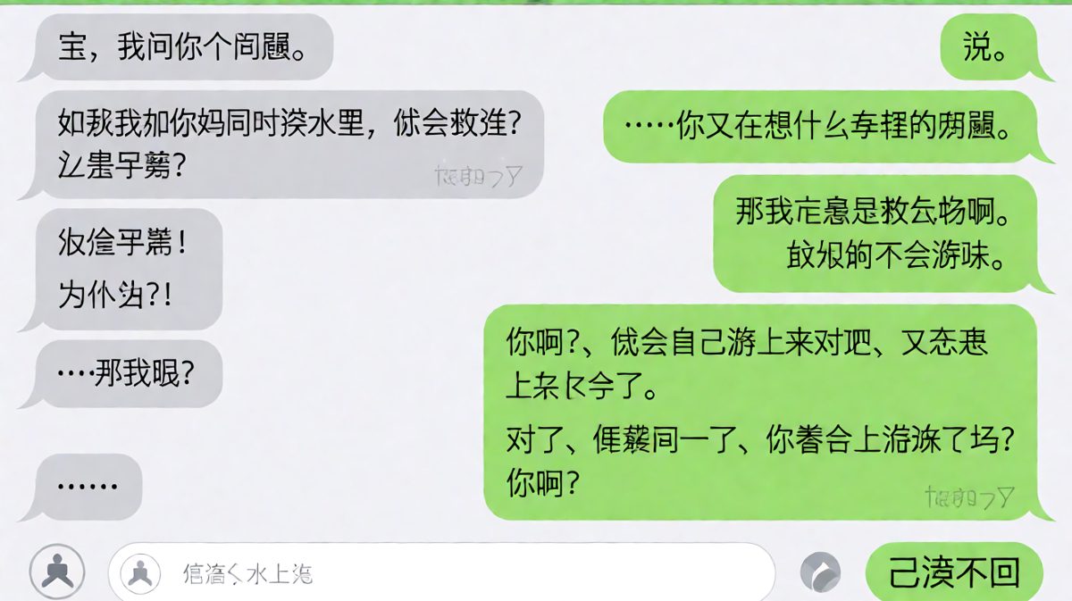 经典送命题，但答案比题目更致命