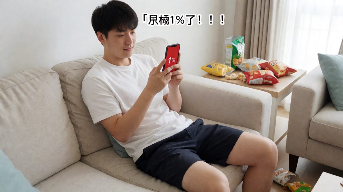 手机仅剩1%电量，主角瞳孔地震