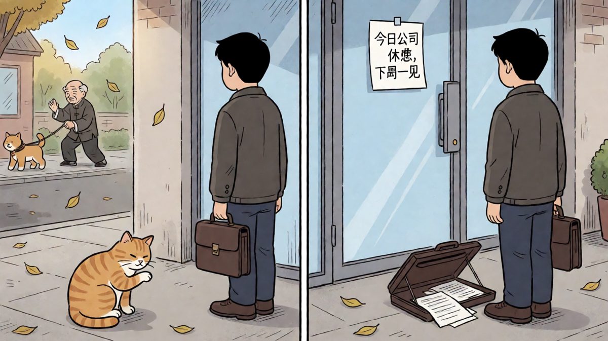 冷静……今天是周六