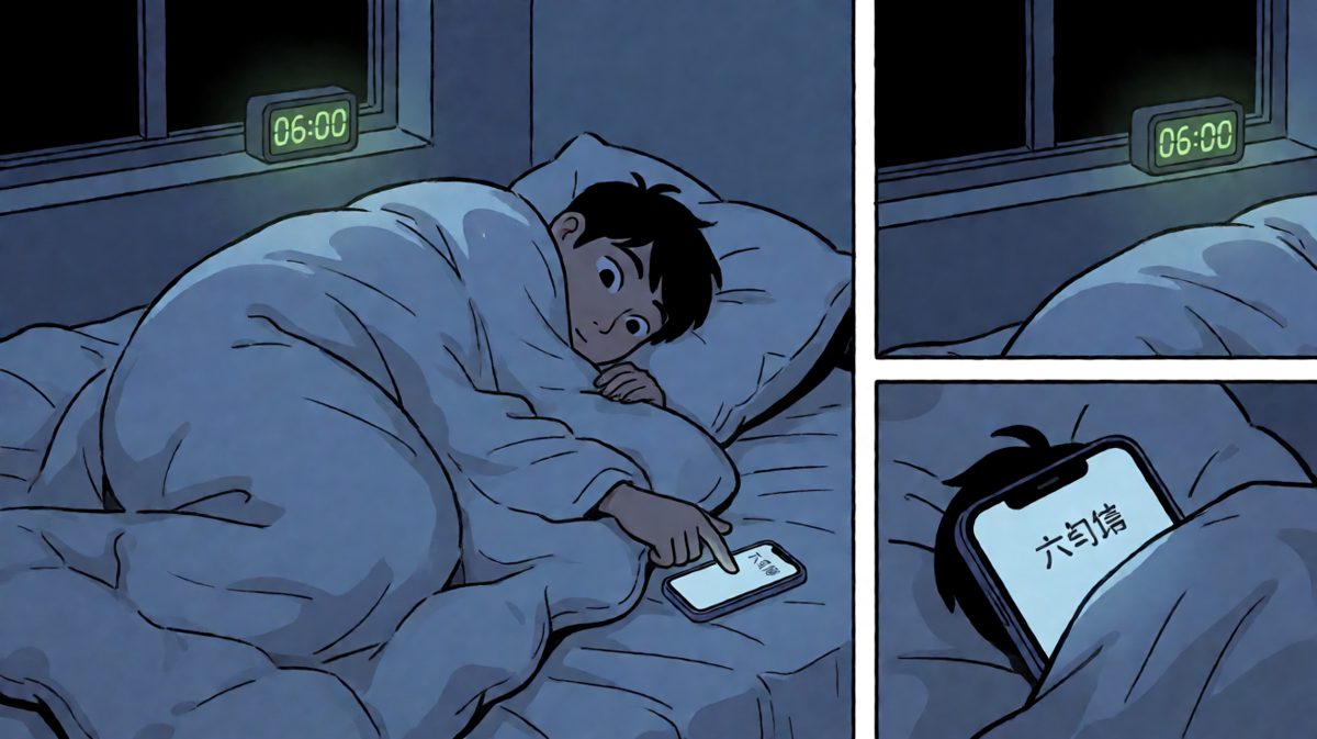 第一回合：6点闹钟响了？按掉，再睡十分钟！