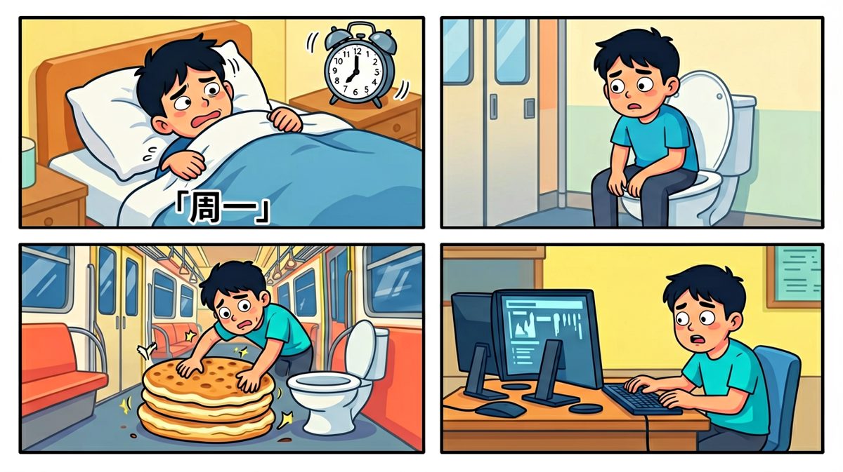 打工人的周一，每一格都在演我