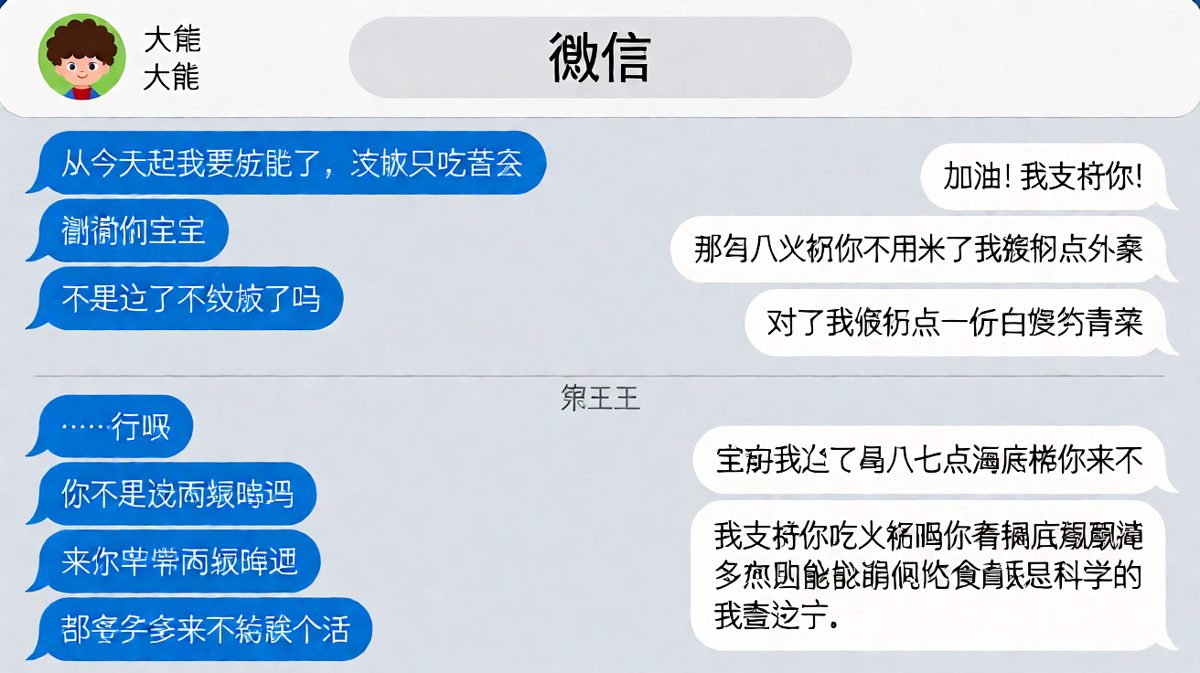 '我支持你减肥'的保质期，比火锅底料还短。