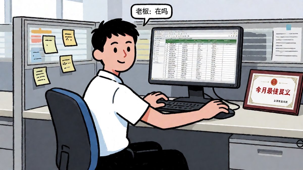 老板一句'在吗'，摸鱼大师当场瞳孔地震