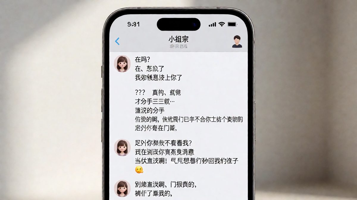 男生用分手话题试探女生有没有在等他消息，结果女生当真了，反转让人哭笑不得。
