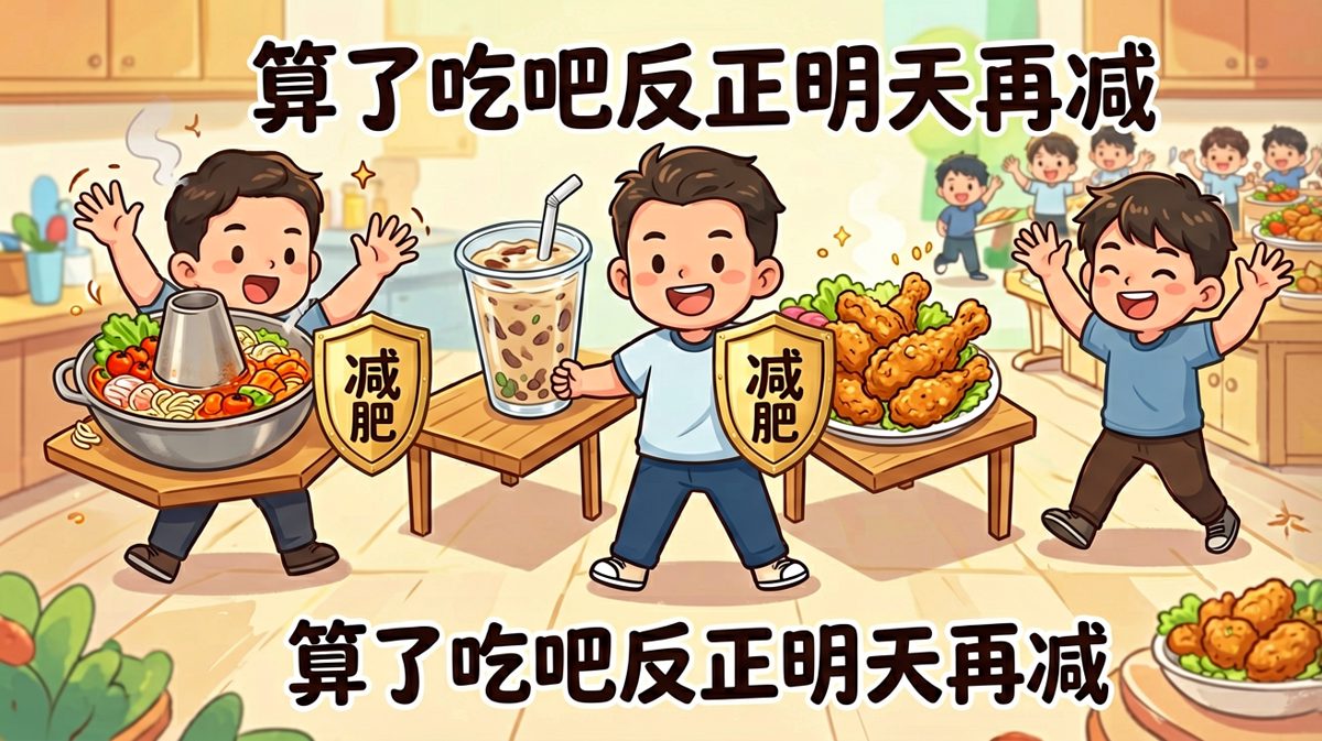 减肥路上的绊脚石，每一条都是炸鸡腿味的