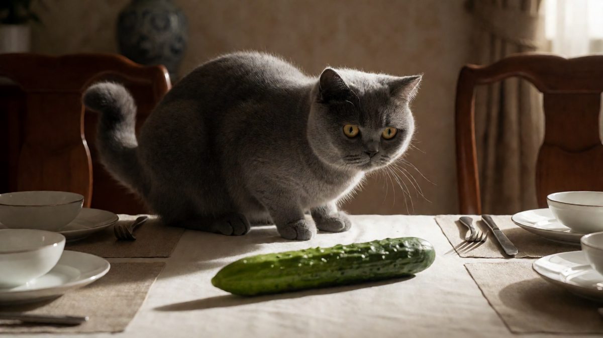蓝猫内心OS：'它……它在对我微笑？！'