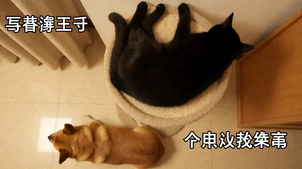柯基：'我是猫爬架的底座，这是我的荣耀。'