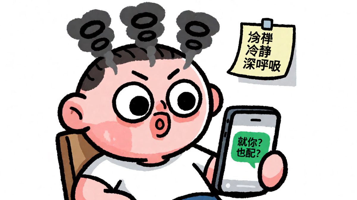 破防三连：瞳孔地震→头顶冒烟→灵魂出窍，全程只需要对方打十个字