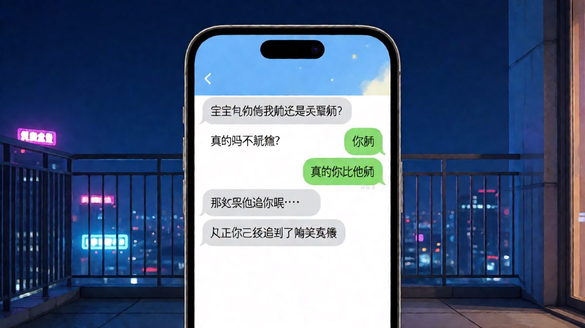 求生欲拉满，但聪明反被聪明误的反转告白。