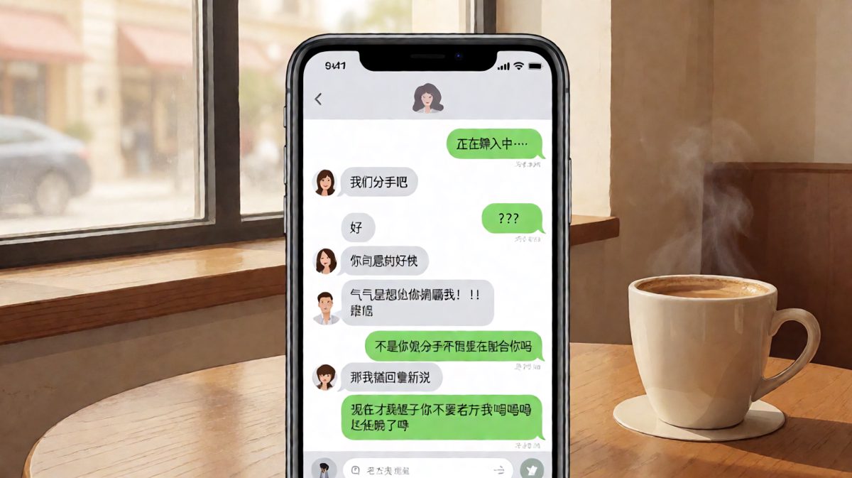 一句作死的分手测试，换来对方秒速认输的爆笑场面。