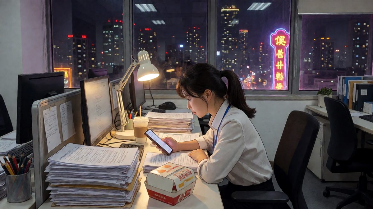 凌晨两点半，老板发来一句「辛苦了」，你感动得差点落泪——五秒后第二条：「别睡了，PPT第三页数据错了，改完再走。」