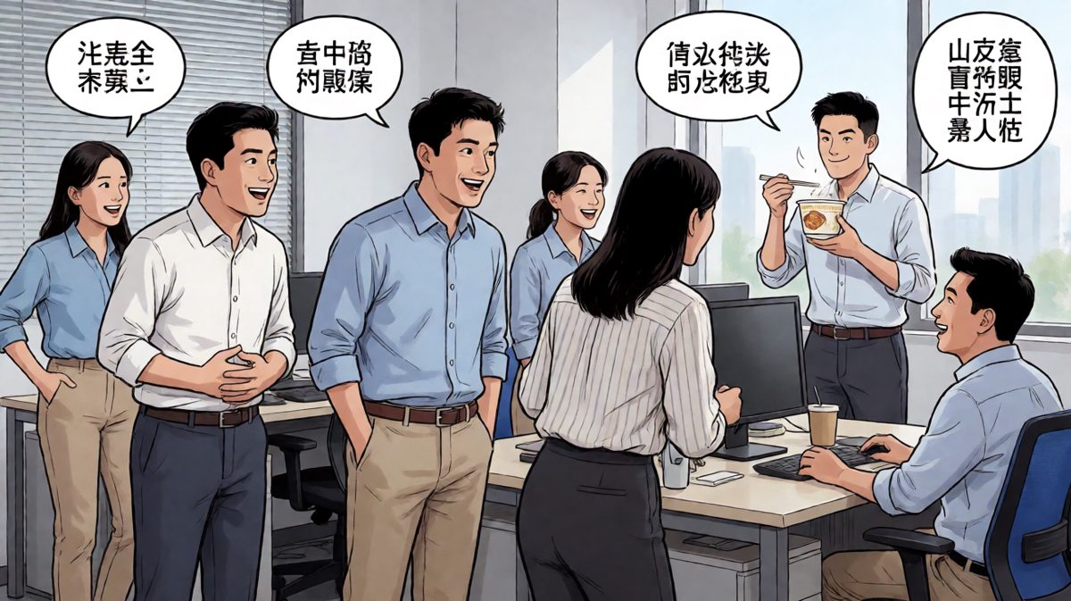 泡面香气扩散，同事纷纷上钩