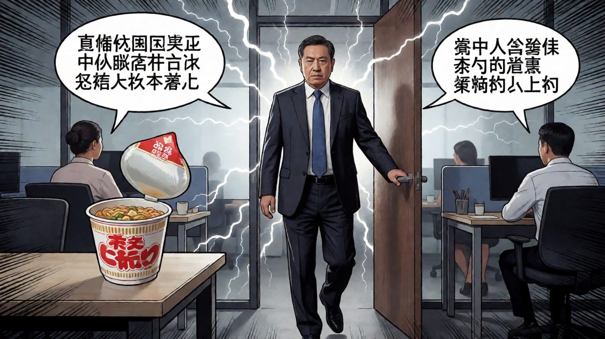 老板驾到，空气瞬间凝固