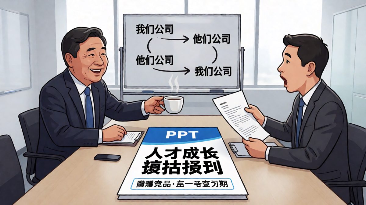 '还差一点经验'——去对面公司干三个月，回来我'等'你。