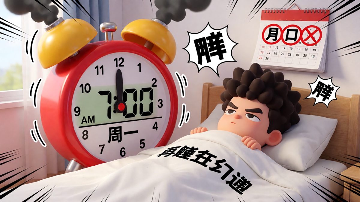 周一闹钟：你踢的是时间，但时间不跟你踢