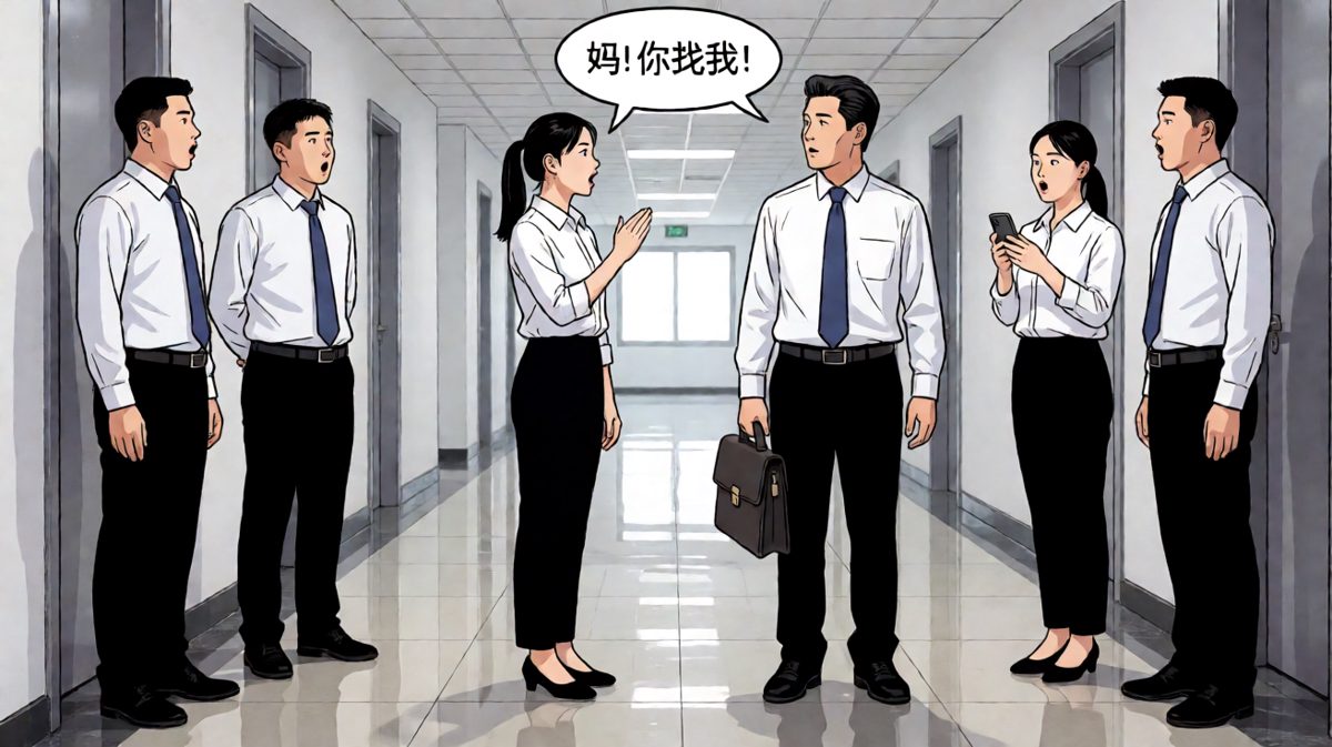 叫了全公司都听过的那声'妈'——社死现场，当场去世