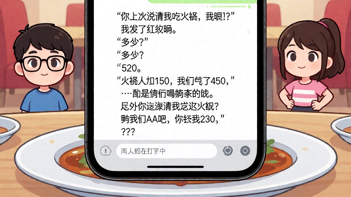 520红包变奶茶钱，情侣AA制battle现场
