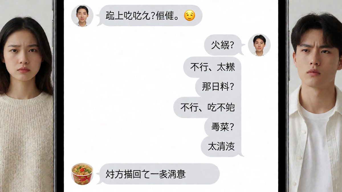 「随便」是情侣间最危险的三个字