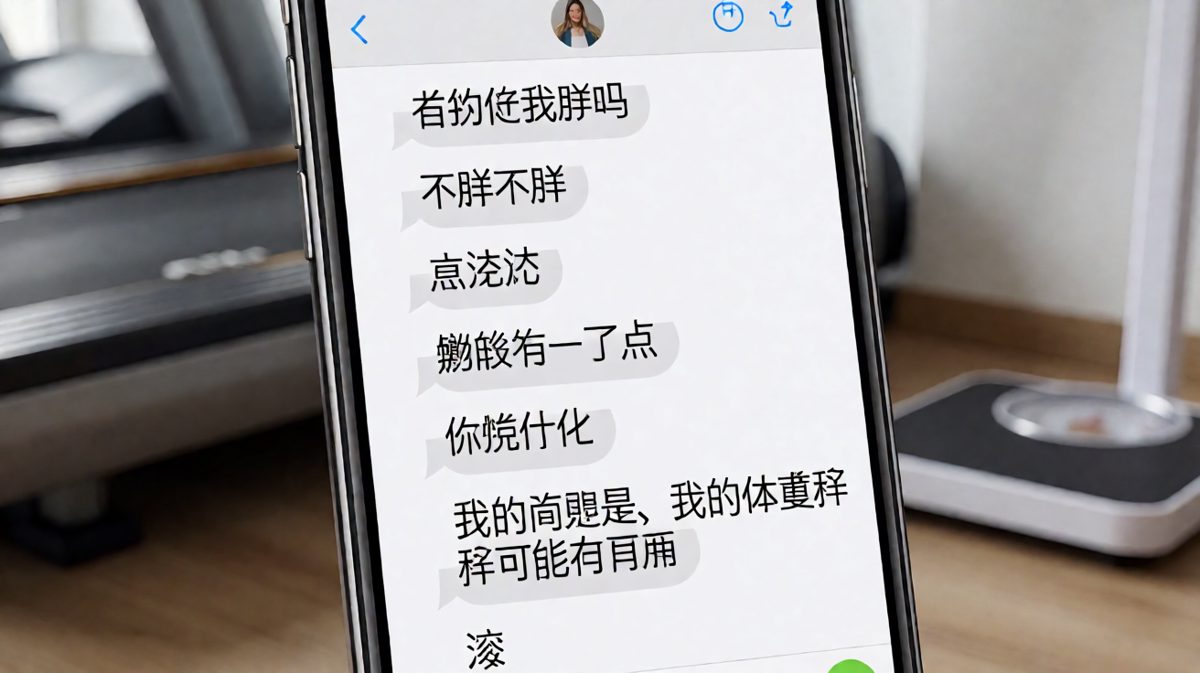 问女生胖不胖，求生欲瞬间消失