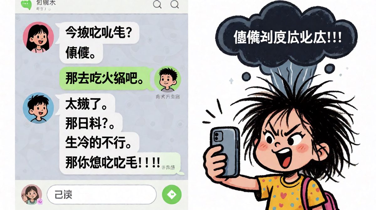 '随便'是情侣间最难翻译的外星语言，男生最终选择了装死
