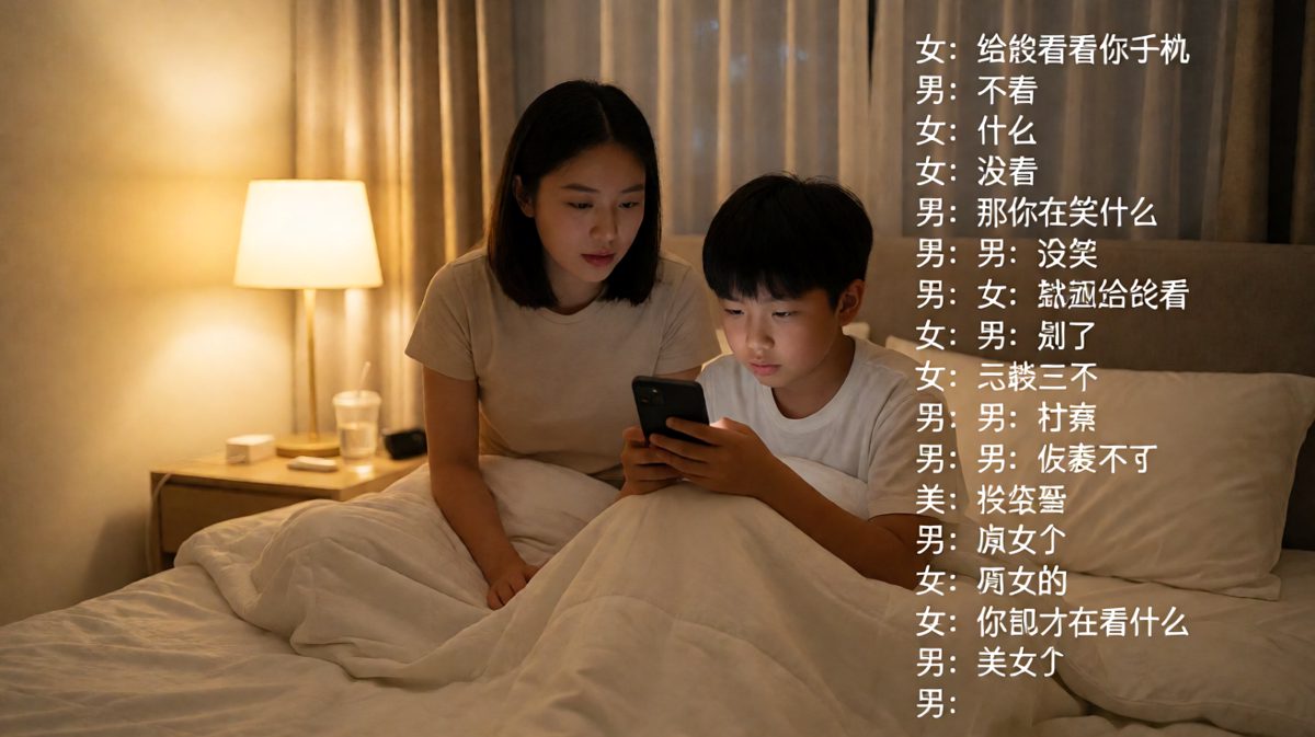 深夜查手机，原来在点外卖。