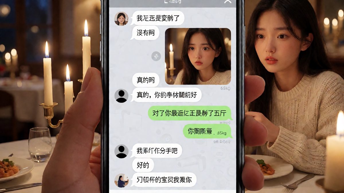 男生说真话差点被分手