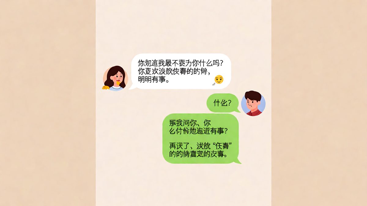女生想讨个说法，男生却在逻辑闭环中把天聊死——最后靠外卖挽回局面。