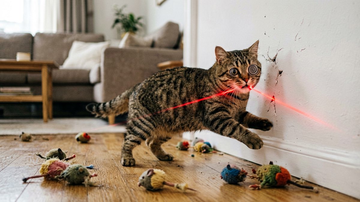 猫咪：这红光为什么每次都能预判我的走位？