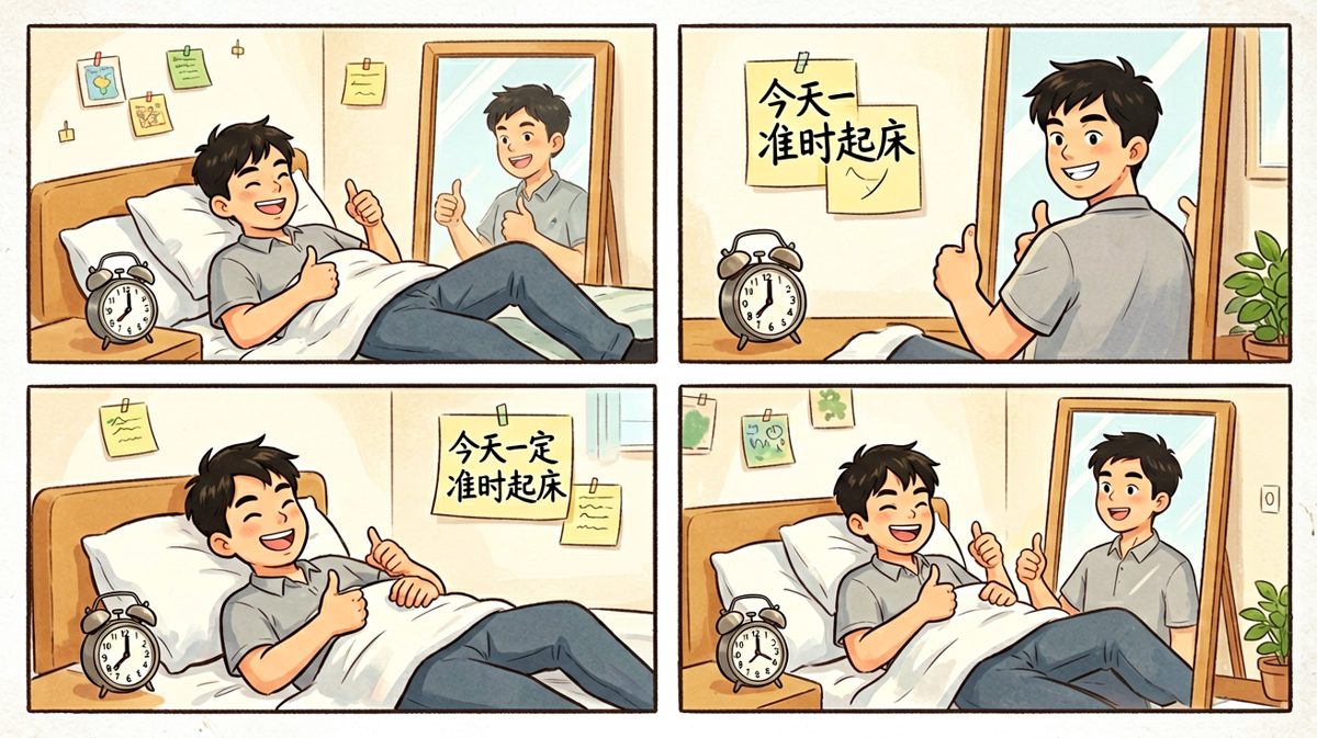 昨晚立下的flag：今天一定准时起床