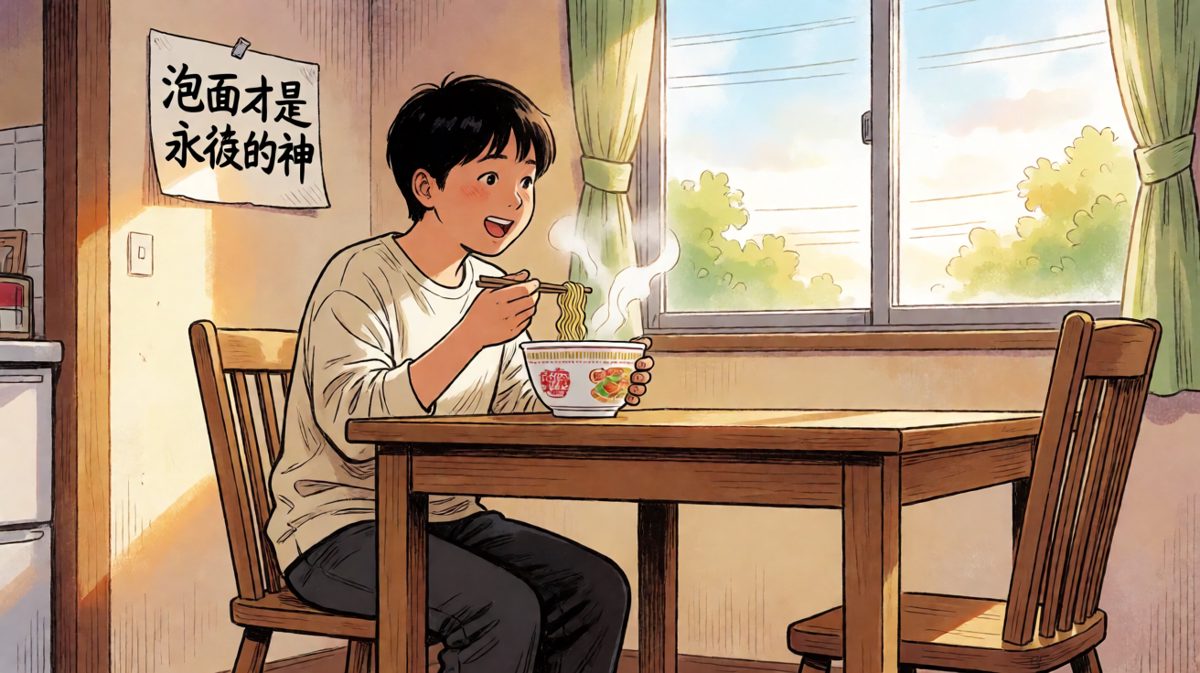 算了，还是泡面最懂我