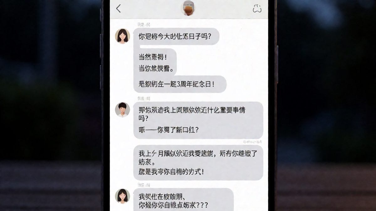 纪念日危机：用心方向全错的神助攻