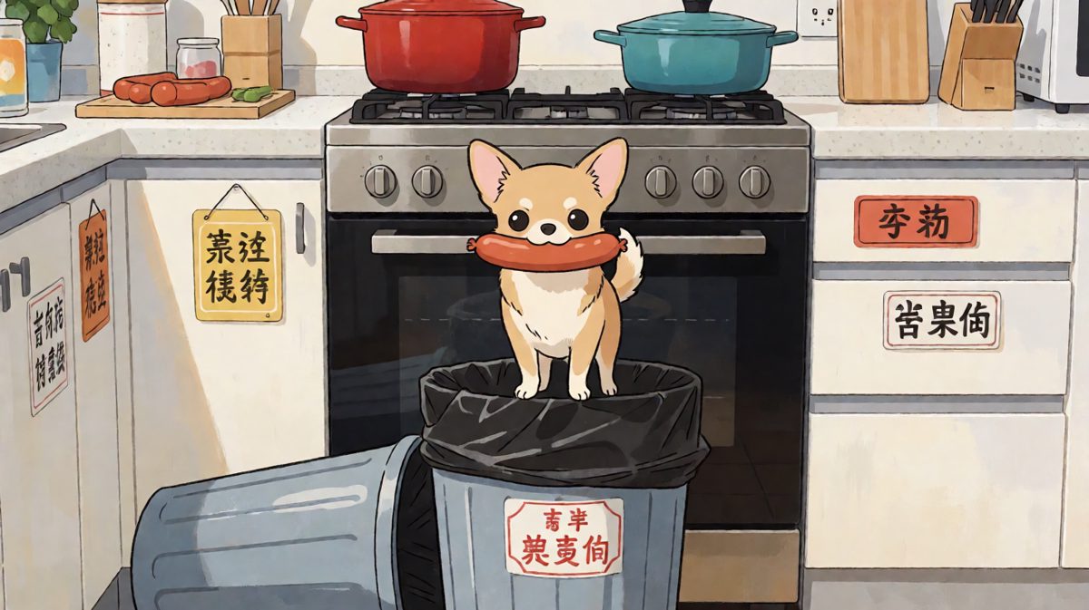 狗狗：是你先不理我的，这是我给你的教训。