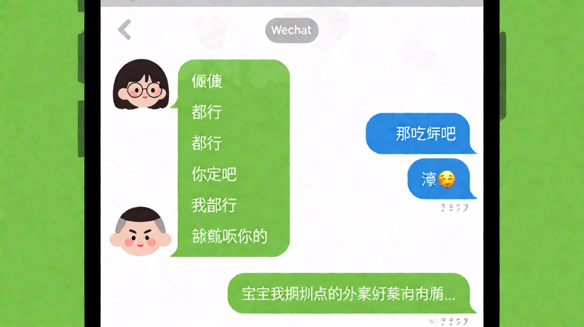 你问'随便'结果点了全家桶，女生内心崩溃表情