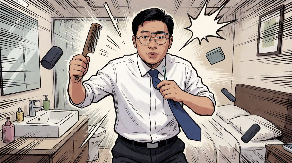 五分钟内完成洗漱穿衣换装，人类的潜能是无限的