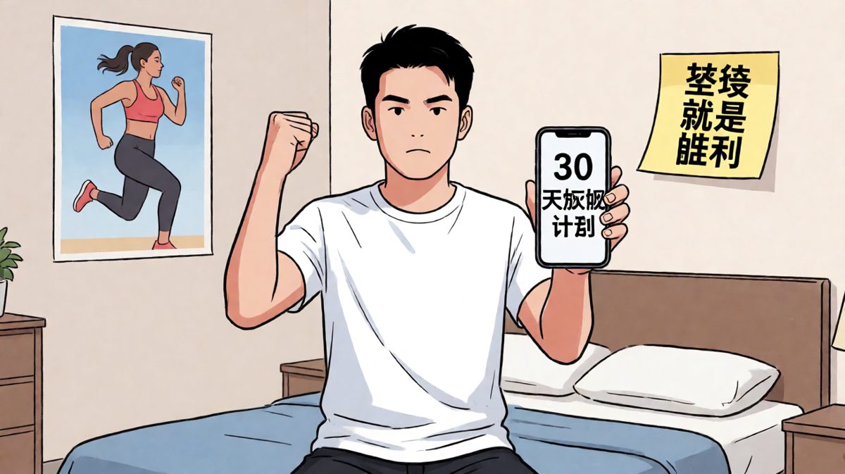 周日晚上，郑重立下减肥flag