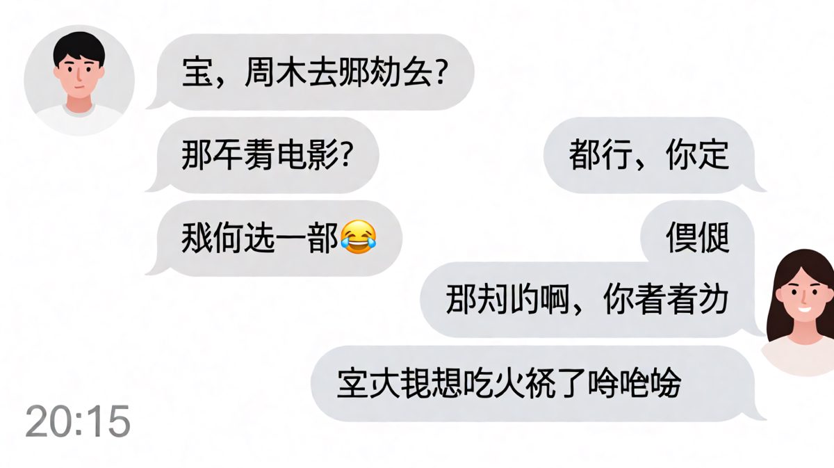 女生用'随便'套路男生，最后暴露真实目的是想吃火锅