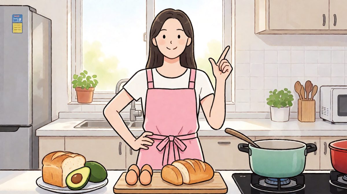 第一天做早餐，信心爆棚！