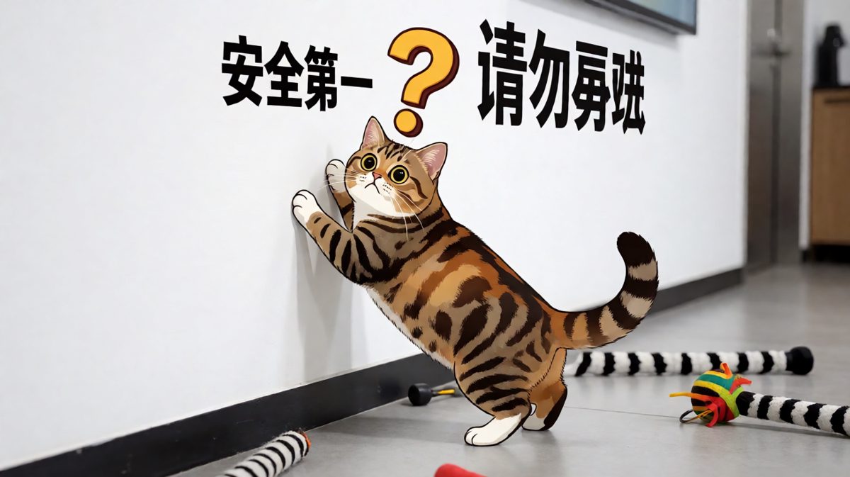 猫：这波不算，是我自己撞上墙