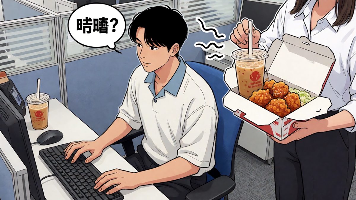 午休时分，同事的外卖太香了……