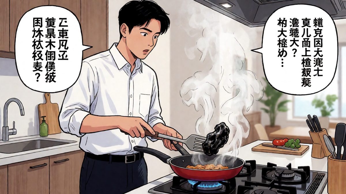 第3格：煎蛋变炸锅，梦想化为灰烬