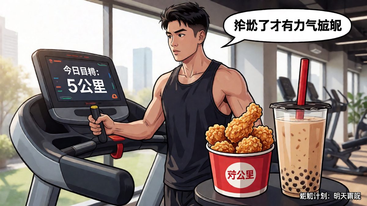 减肥路上的最大绊脚石是自己